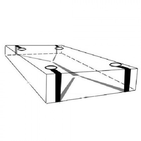 Handcuffs + Foot-cuffs Binding Ropes-Black SKU:63020 € 14.95